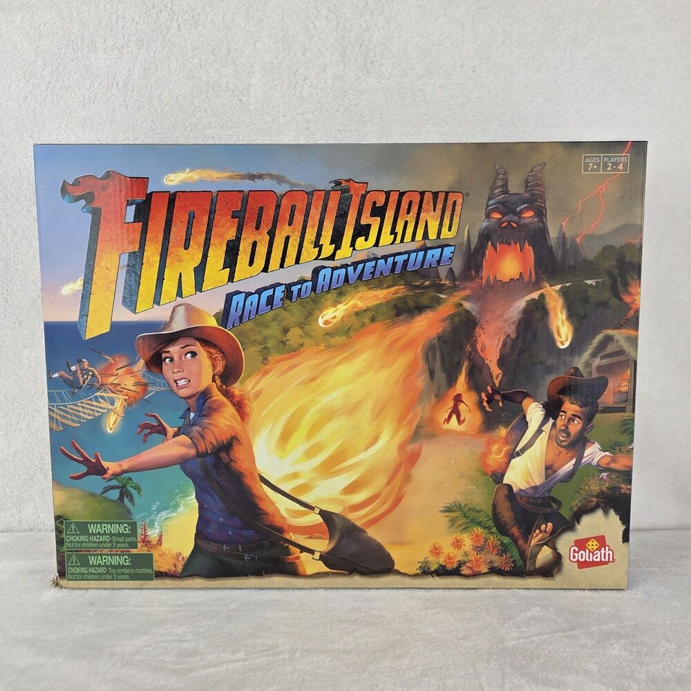 Fireball Island Race To Adventure Board Game 2021 Complete Goliath